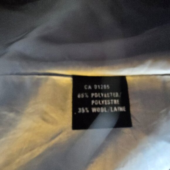 Vintage Woodwards Wool Blend Blazer Classic Prom Grad Wedding Tailored Size 46S - Picture 9 of 11